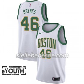 Kinder NBA Boston Celtics Trikot Aron Baynes 46 2018-19 Nike City Edition Weiß Swingman